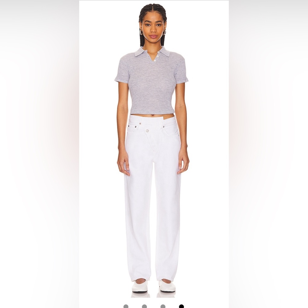Agolde criss cross white- element  jeans